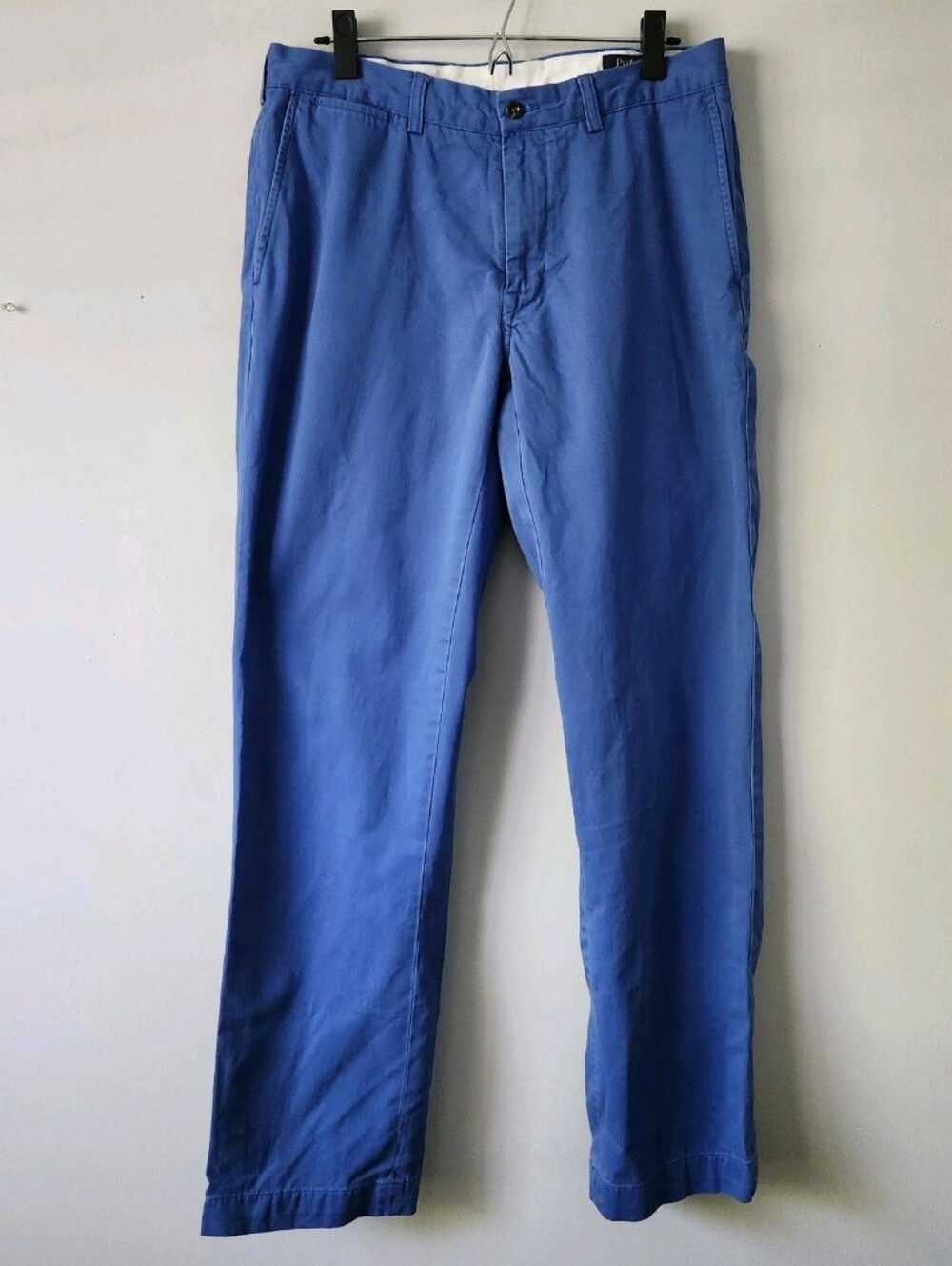 Polo Ralph Lauren Blue Y2K Chinos Size 34 x 34 Preppy Heritage Americana